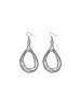 AL17417BOUCLES OVALES IRREGULIERES A TROU