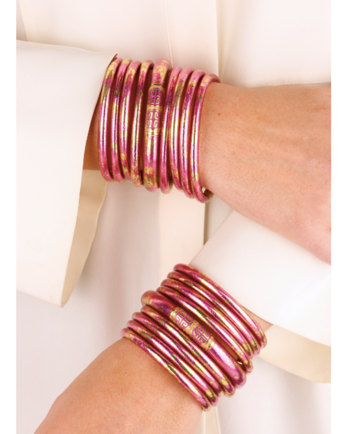 KOI ROSE ALL WEATHER BANGLES® (SET OF 4)