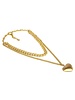 DD04025 / Necklace 2 Chain Heart