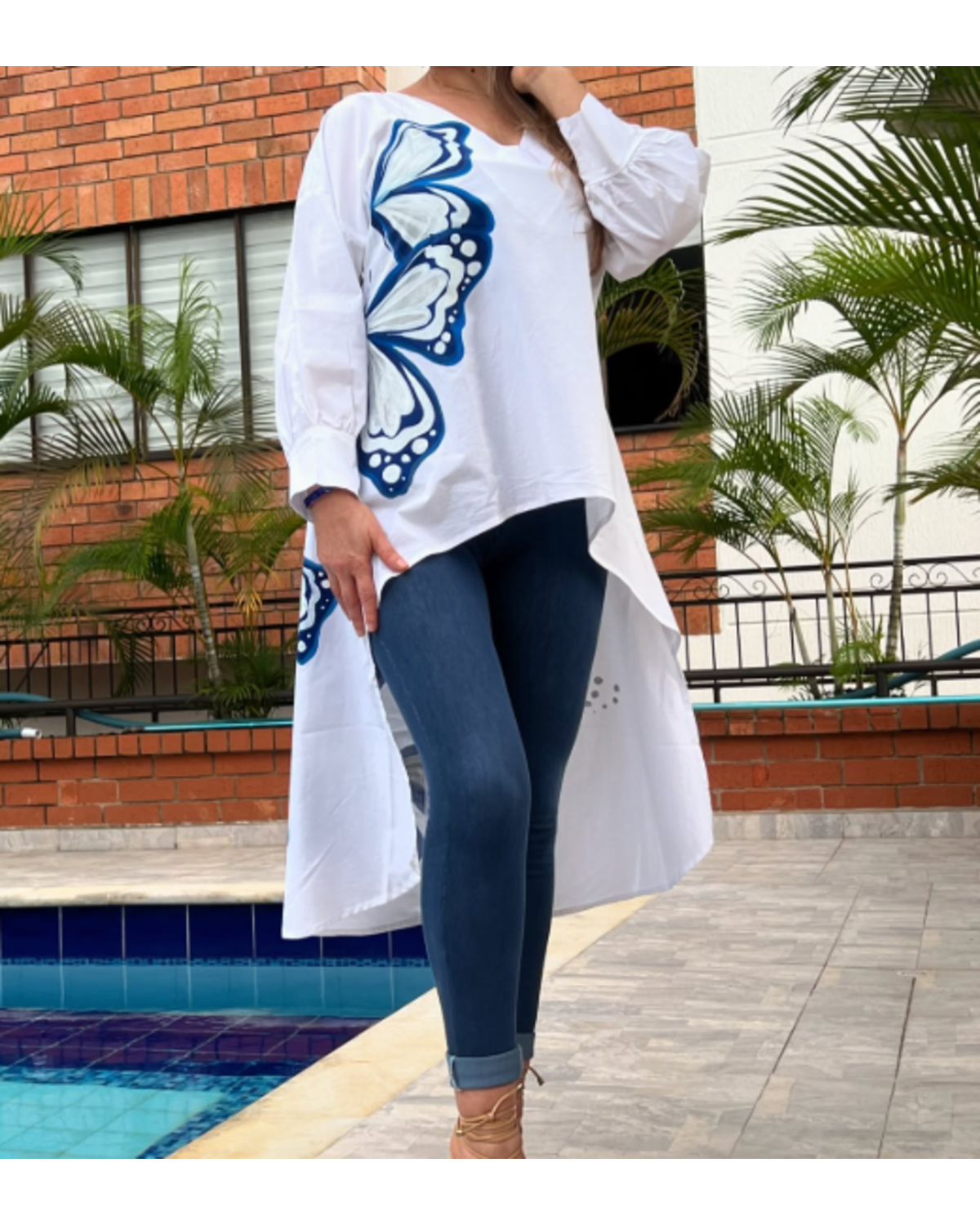 Buttherflies Hi Low Tunic
