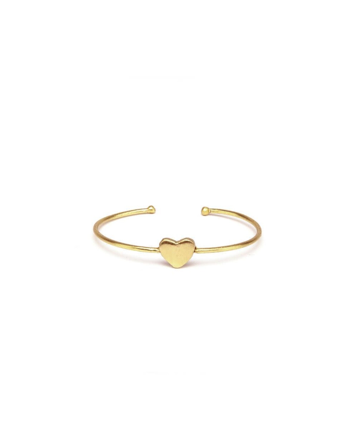 DD11102 / Opne Bangle Bracelet Heart
