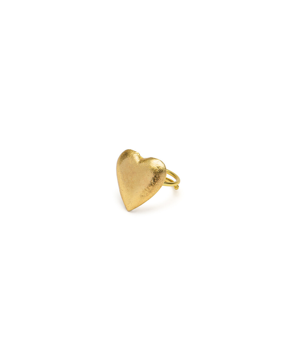 dd15082ANELLO CUORE BOMBATO GRANDE