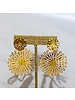 Golden Daisy Earrings