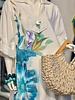 Hand painted linen dress