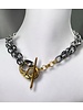Dual-Tone Statement Necklace