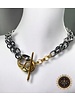 Dual-Tone Statement Necklace