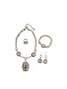 Silver Plated Clear Stone Set