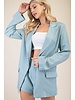 Open Front Blazer & Short Set