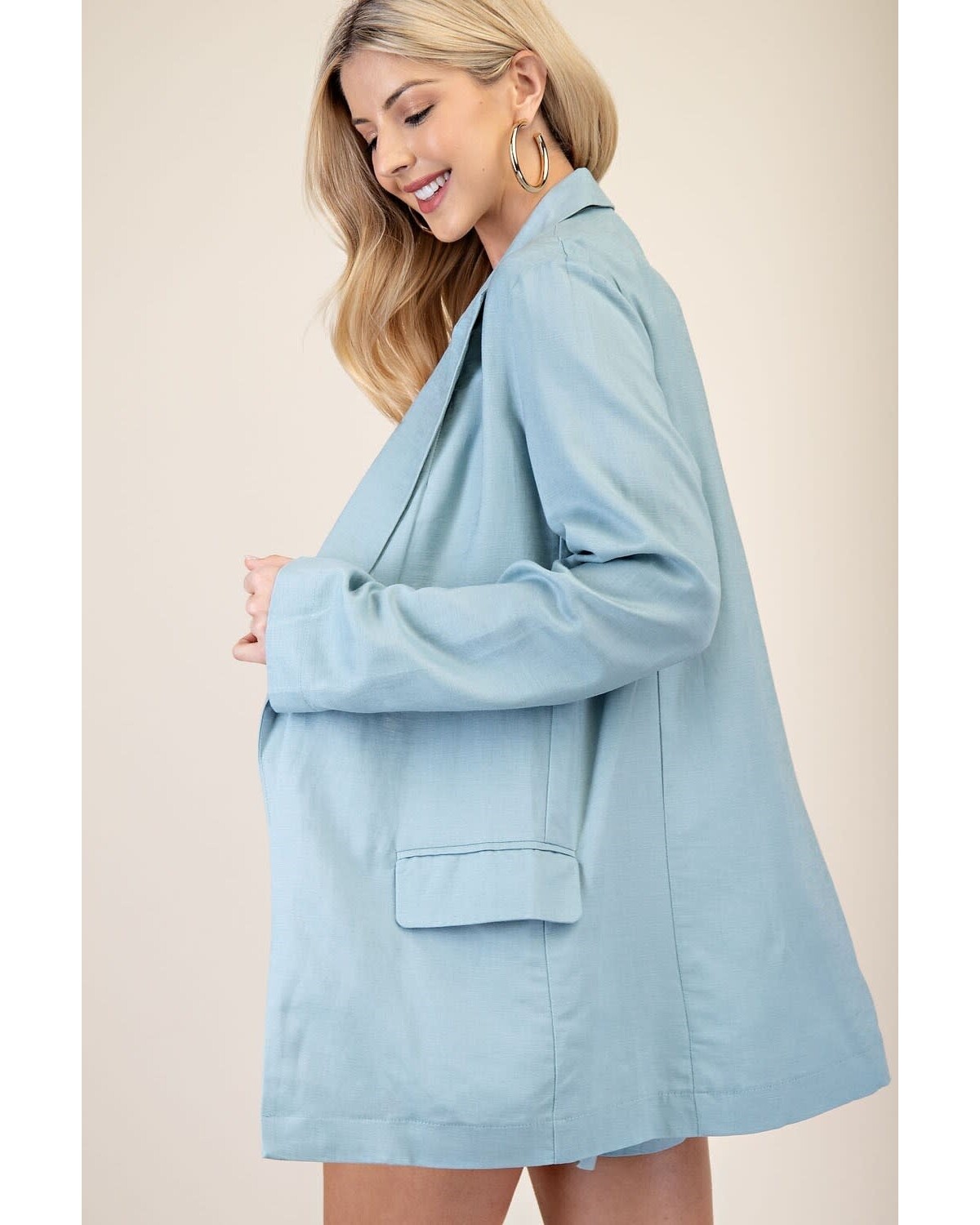 Open Front Blazer & Short Set