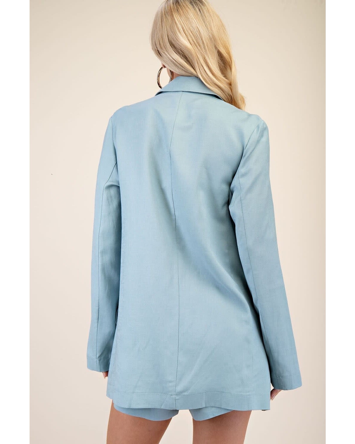 Open Front Blazer & Short Set