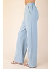 Buttoned Vest Top & Rise Wide Leg Pants