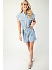 Baby blue romper