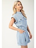 Baby blue romper