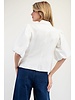 Bubble half Sleeve Blazer Top