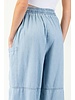 Stone Washed striped Straight leg Pant