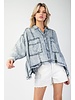Plus washed jacket