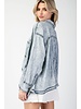 Plus washed jacket