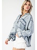 Plus washed jacket