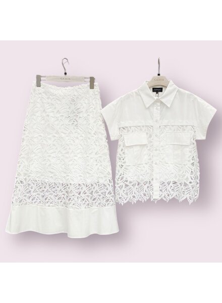 Lace embroidered by Gracia