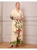 Tropical Elegance Linen Maxi Dress One Size