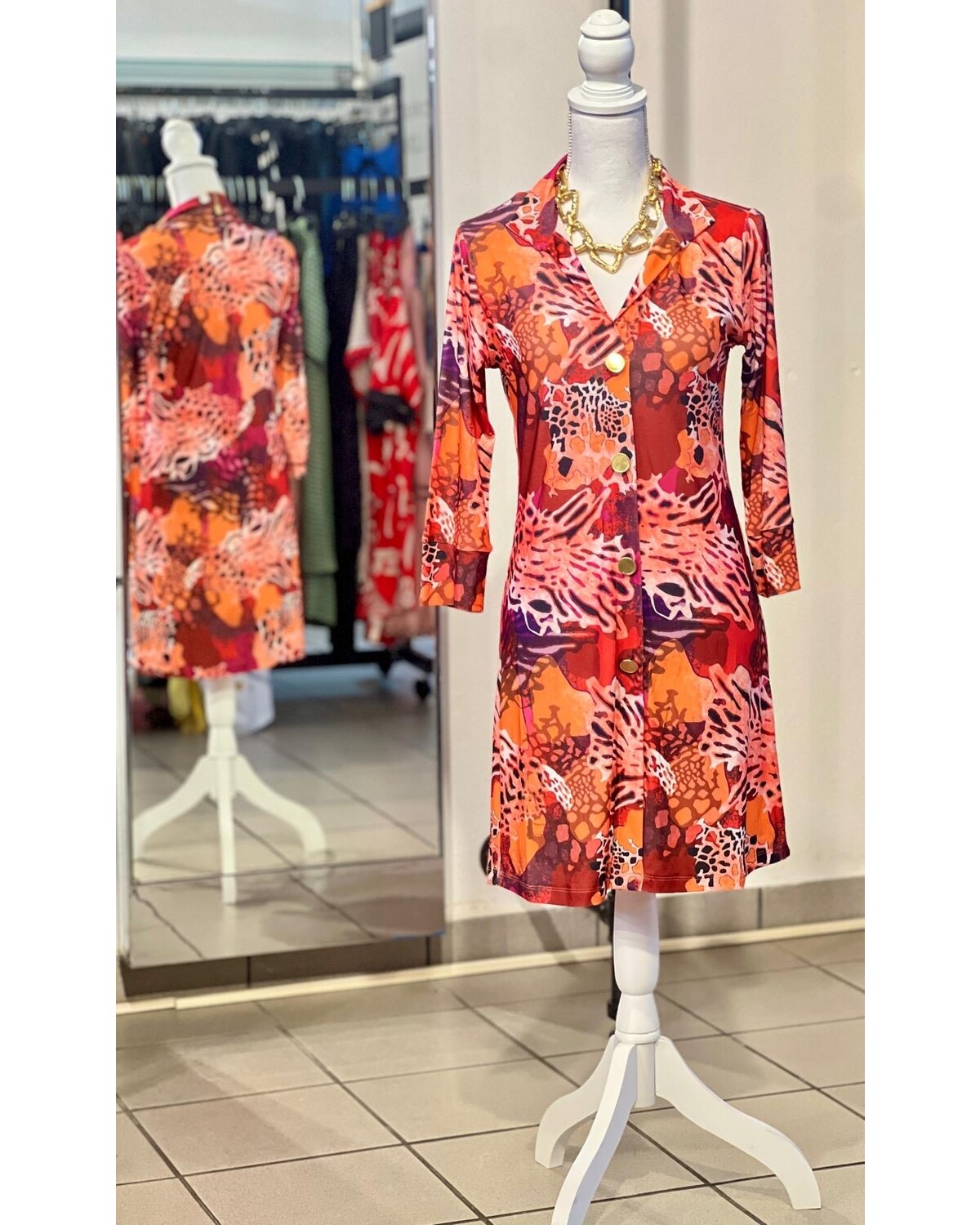 Wild blazer dress by designer