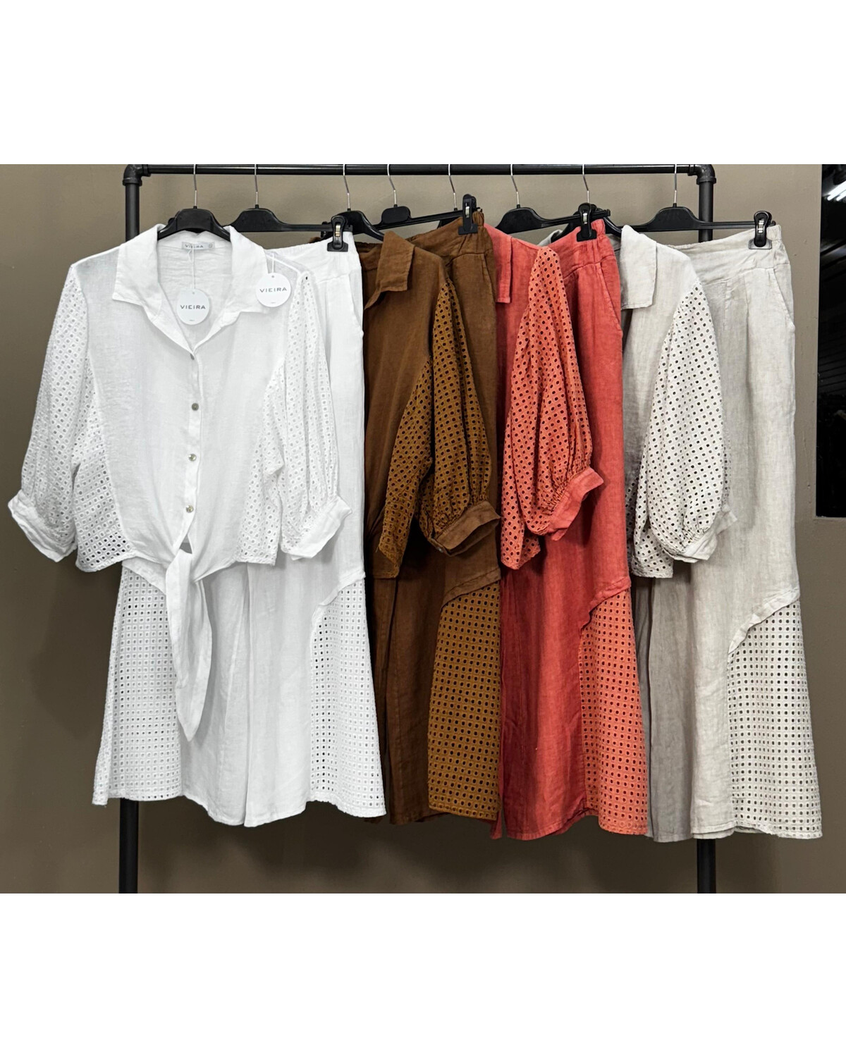 Mediterranean breeze linen set one size