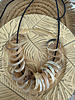 Natural ring horn necklace