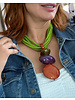 18” natural horn necklaces