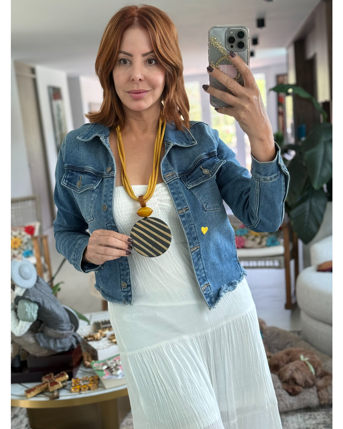 Statement Natural Horn & Fiber Necklaces