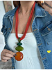 Statement Natural Horn & Fiber Necklaces