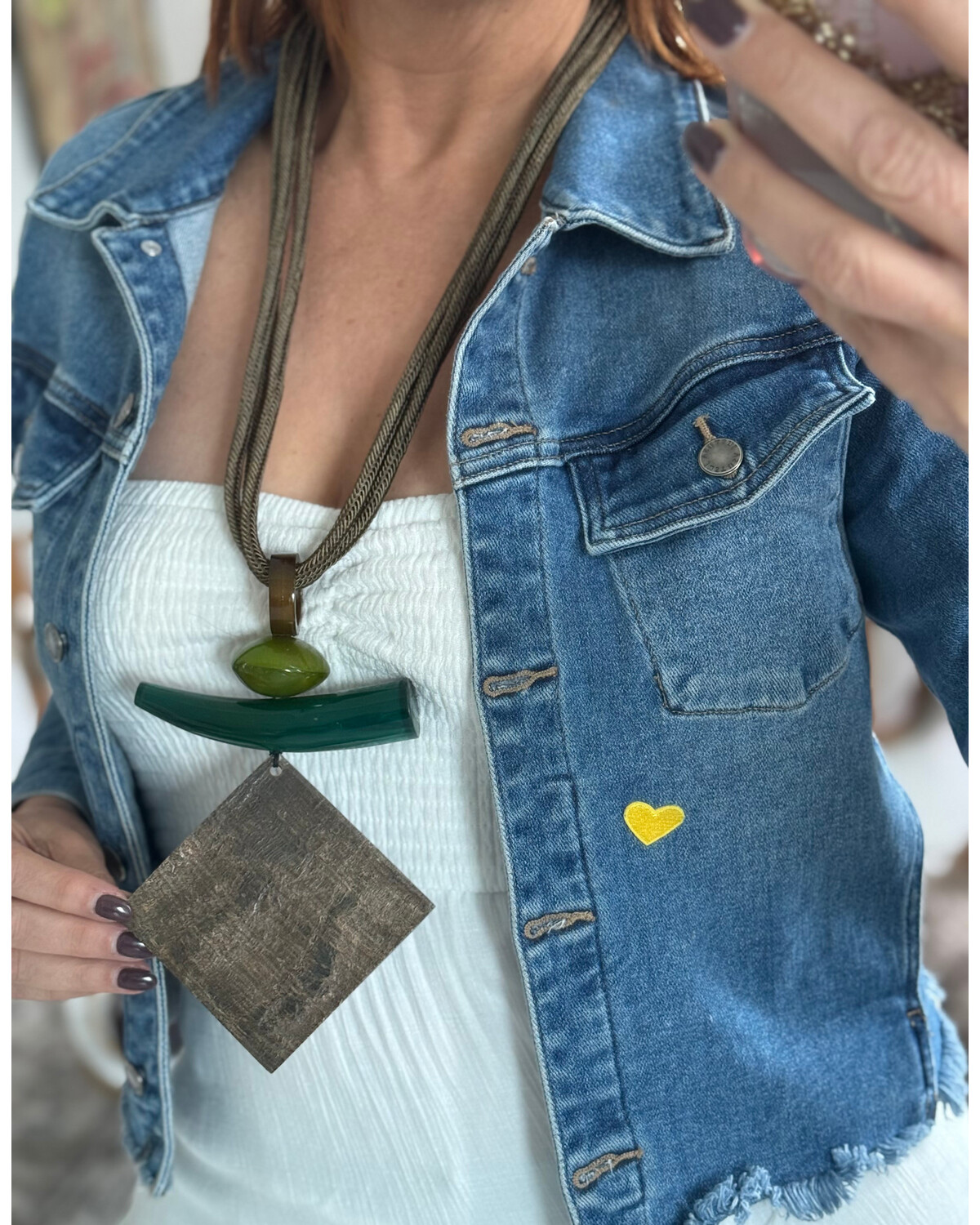 Statement Natural Horn & Fiber Necklaces