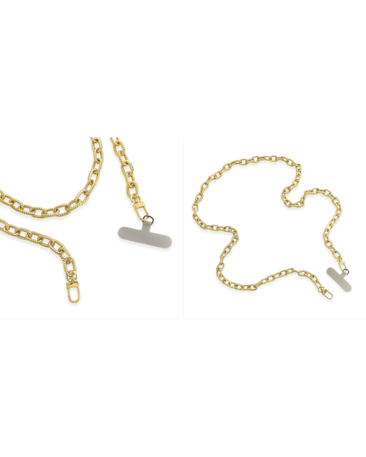 Long Twisted Paperclip Phone Chain