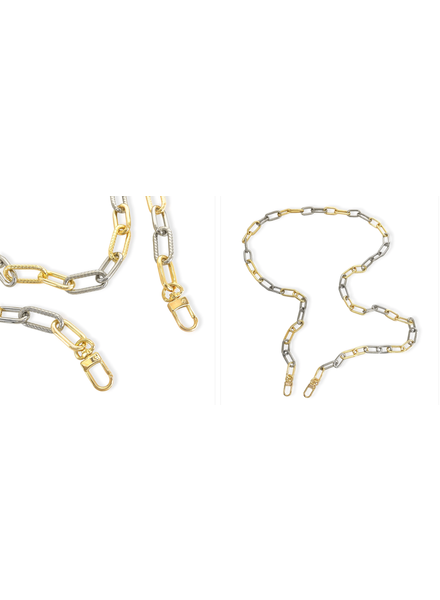 Two Tone Paperclip Phone Chain SKU: