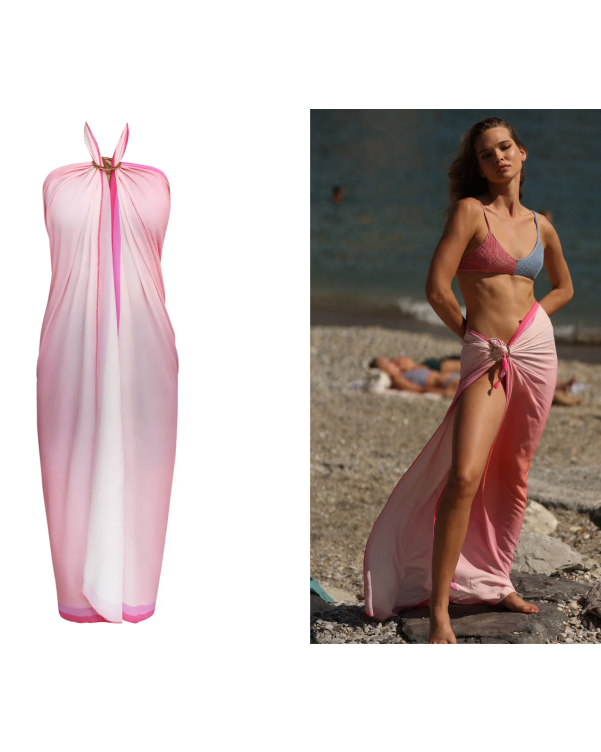 Pareo Multi forma Pink