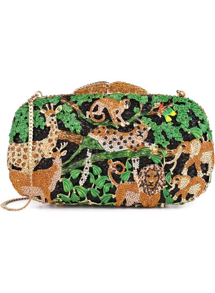 Selva clutch full rhinestones