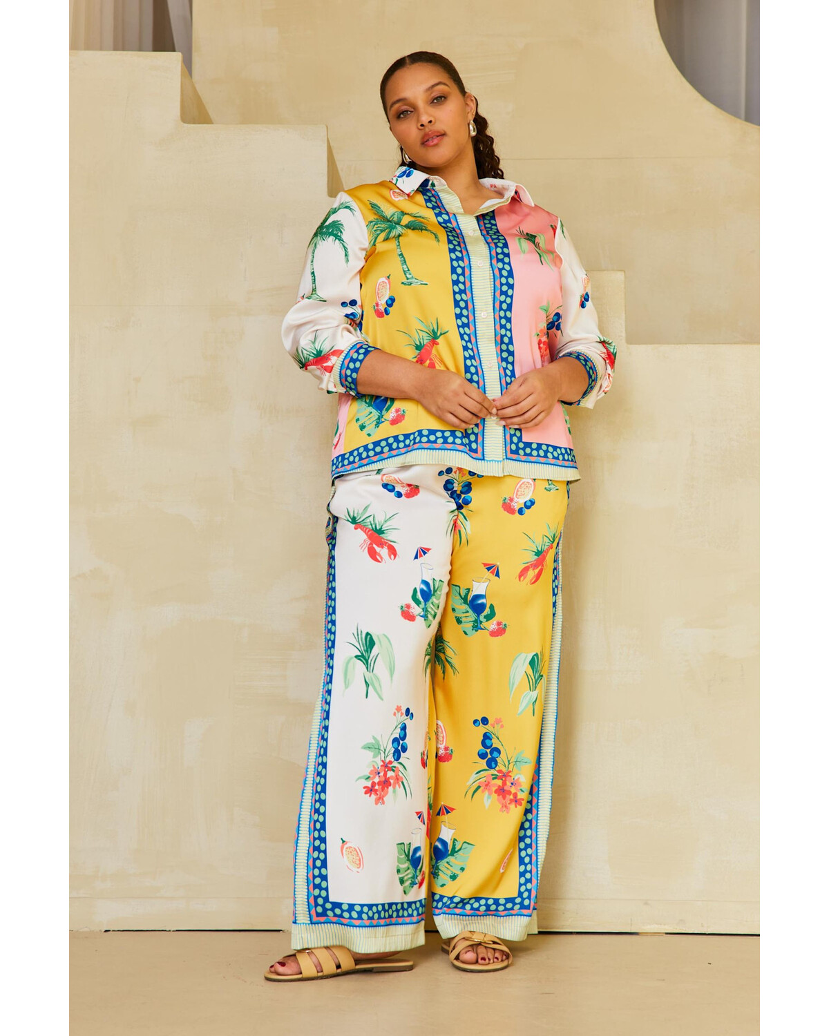 Printed Lisle set