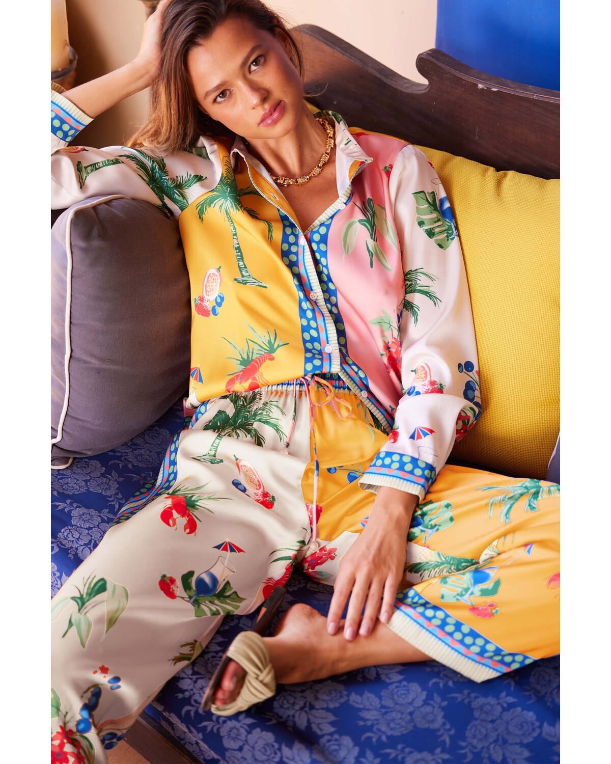 Printed Lisle set