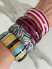 Striped & Patterned Acrylic Bangles