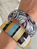 Striped & Patterned Acrylic Bangles