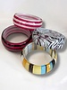 Striped & Patterned Acrylic Bangles