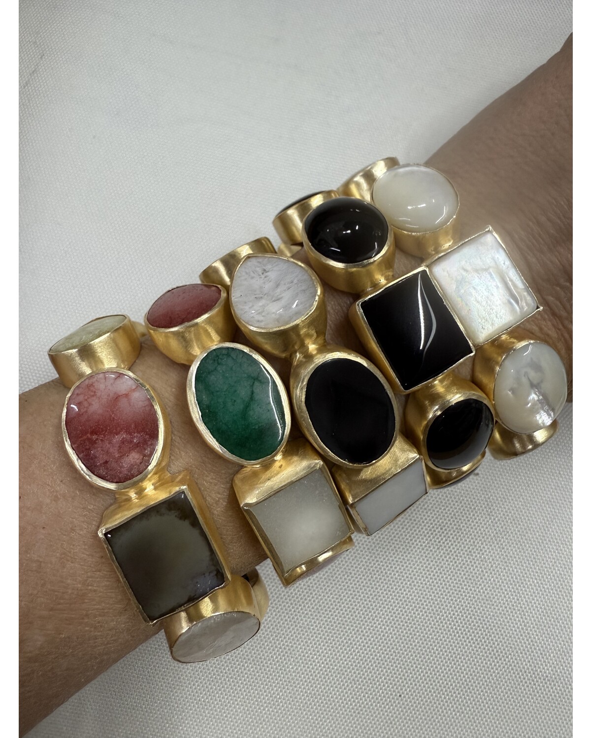 Quartz Bold Bicolor Cuff