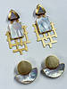 Mother pearl earrings