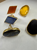 Natural stones adjustable rings
