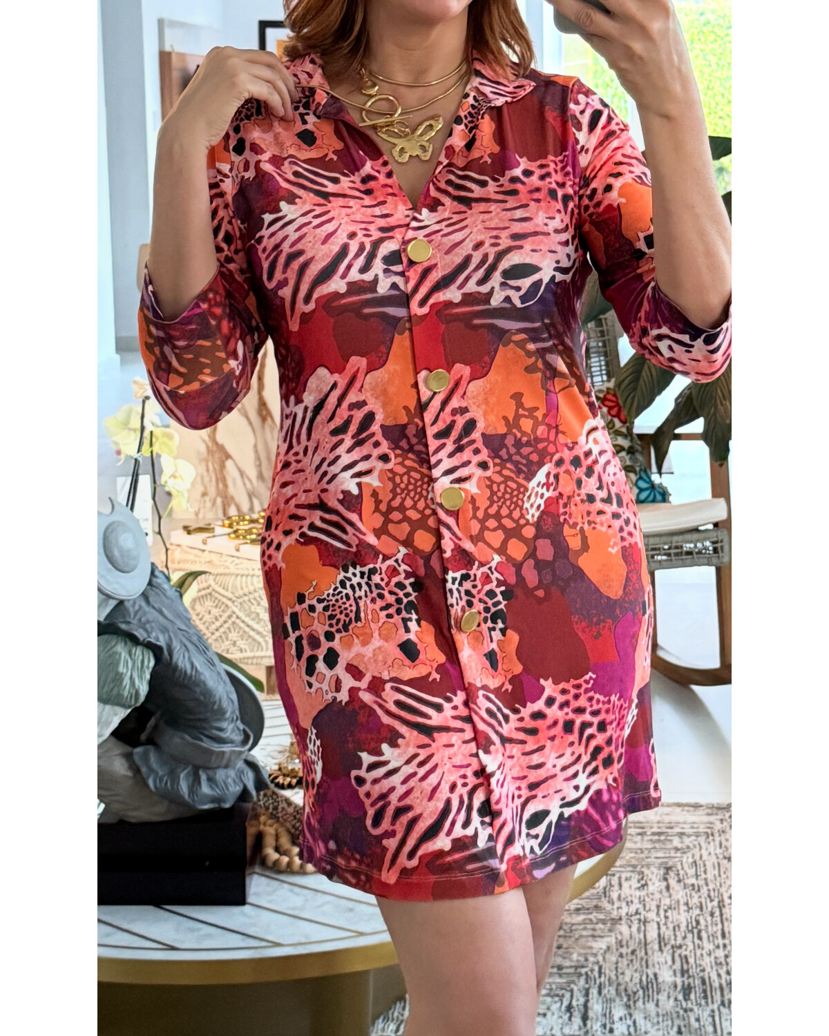 Wild blazer dress by designer