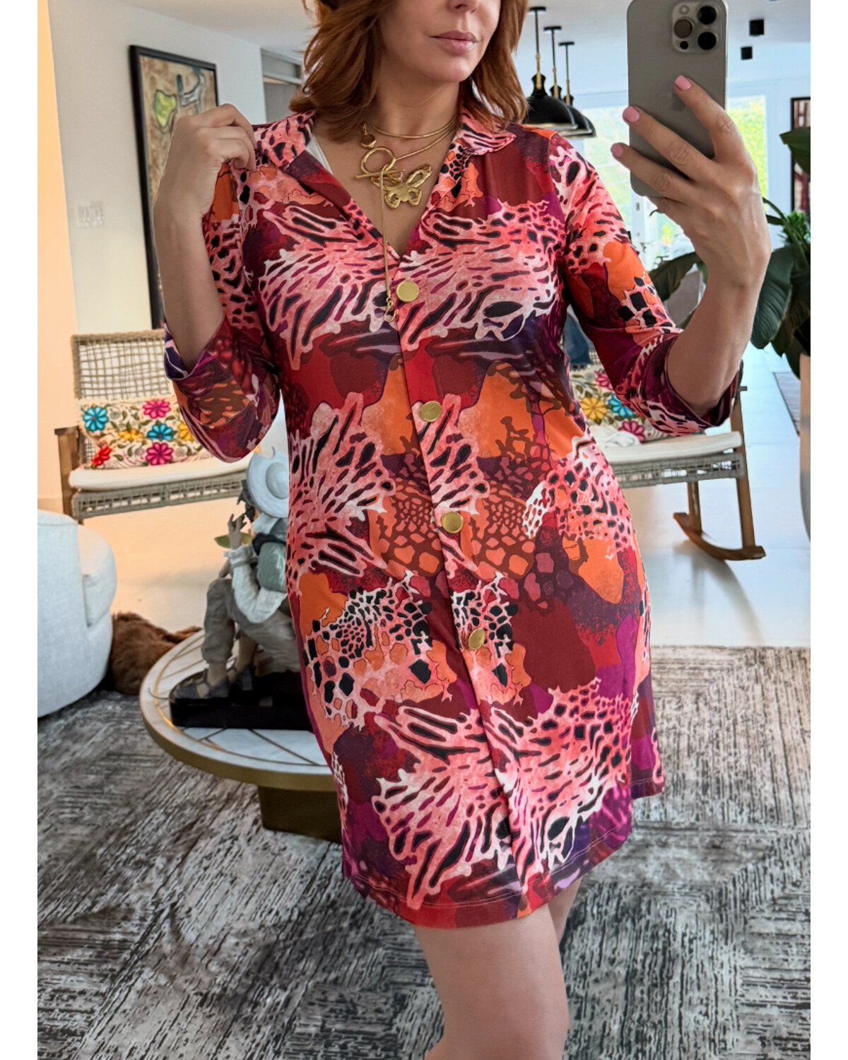 Wild blazer dress by designer