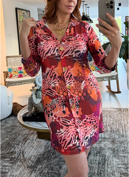 Wild blazer dress by designer