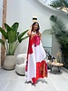Big Flower Halter Silky Dress One size(sm-large)
