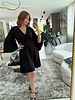 Black Flowy dress by Designer