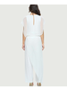 Jumpsuit with Chiffon Overlay Off white