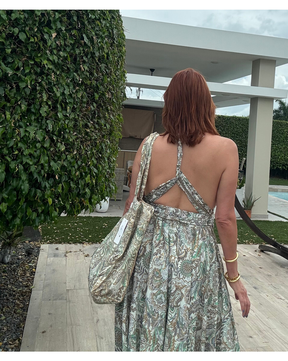 Paisley Chic maxi dress one size